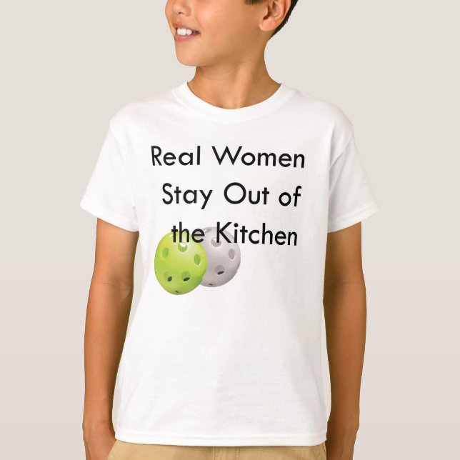 T-shirt Pickleball, séjour hors de la cuisine (Devant)