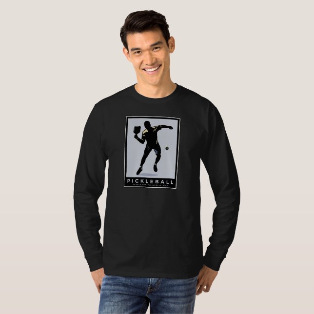 T-SHIRT PICKLEBALL SILHOUETTE CLASSIQUE (Devant entier)