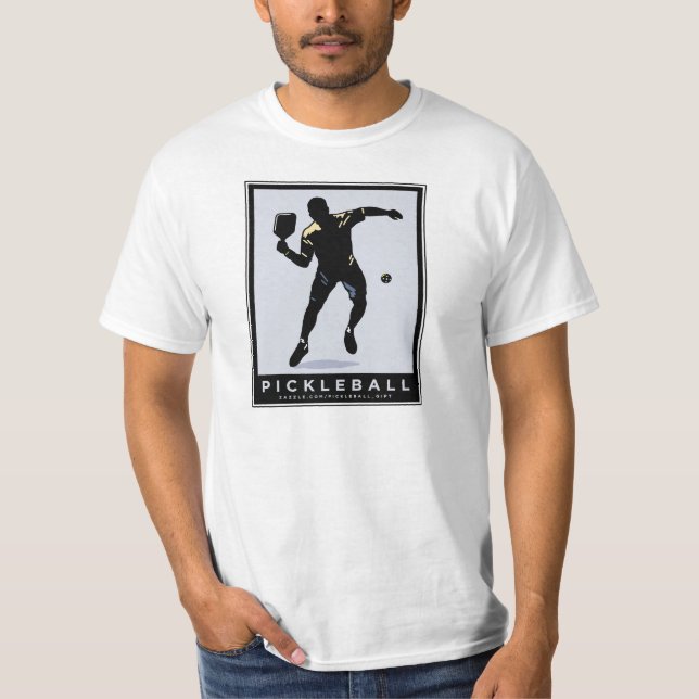 T-SHIRT PICKLEBALL SILHOUETTE CLASSIQUE (Devant)