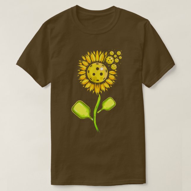 T-shirt Pickleball SunflowerPickleball  (Design devant)