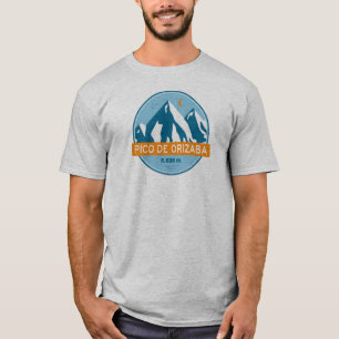 T-shirt Pico de Orizaba Mexique Stars Moon