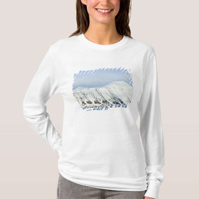 T-shirt Pics enneigés Woodfjord Svalbard 2 (Devant)