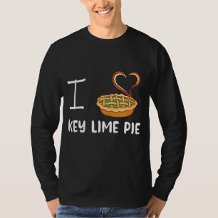 T-shirt Pie I Love Key Lime Pie Plaisanterie Famille
