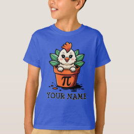 T-shirt Pie pi de pot de poulet personnalisé jour