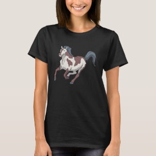 T-shirt Piebald Cheval sauvage Pied