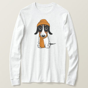 T-shirt Piebald Dachshund Chien Hipster