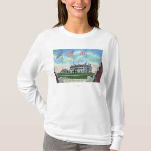 T-shirt Pièce de commandant dans le vieux château franç