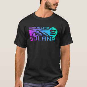 T-shirt Pièce De Crypto Solana Pour Coin De Cryptomonnaie 