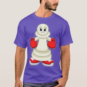 T-shirt Pièce de jeu d'échecs Pion en tant que Boxeur avec