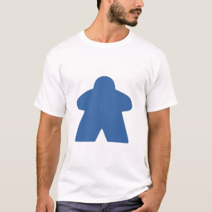 T-shirt Pièce de jeu du plateau du siège bleu