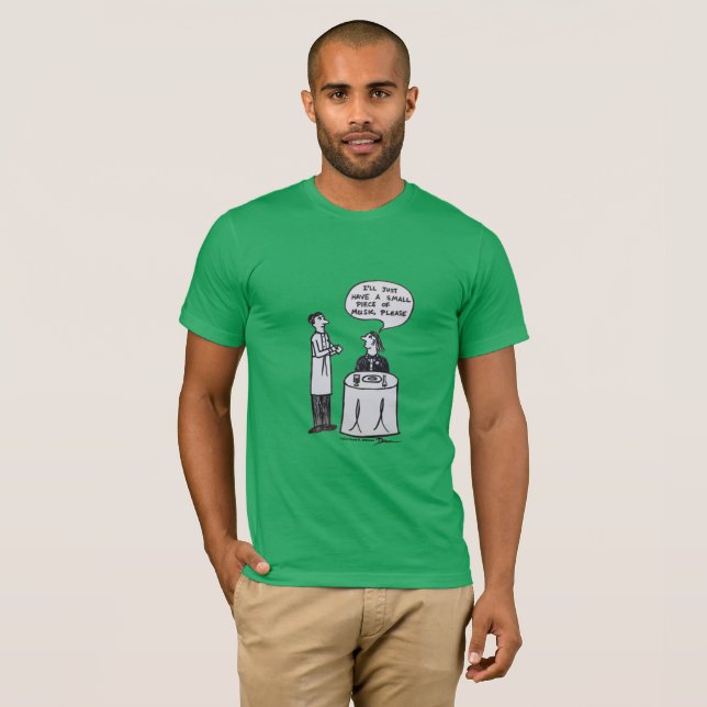 T-shirt Pièce de musique Dessin amusant Restaurant de plai (Devant entier)