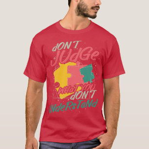 T-shirt Pièce de puzzle Autiste Autisme Soutien Autisme Pr