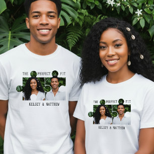 T-shirt Pièce de puzzle Photo ajustement parfait Couple de