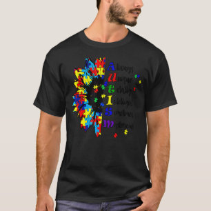 T-shirt Pièce de Puzzle Sensibilisation sur l'autisme de t