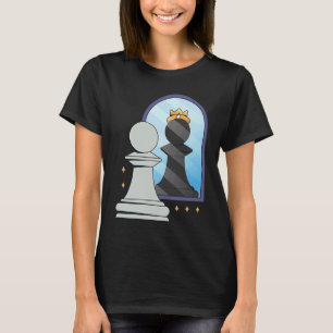 T-shirt pièce d'échecs roi jeu reine cheval pièces cavalie