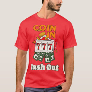 T-shirt Pièce En Espèces Machine à sous Jeu