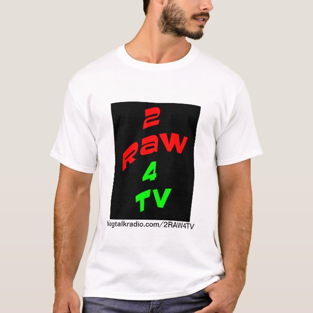T-shirt pièce en t 2RAW4TV (Devant)