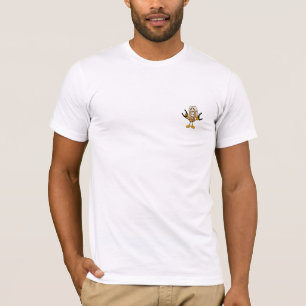 T-shirt Pièce en t américaine de base de fers à cheval