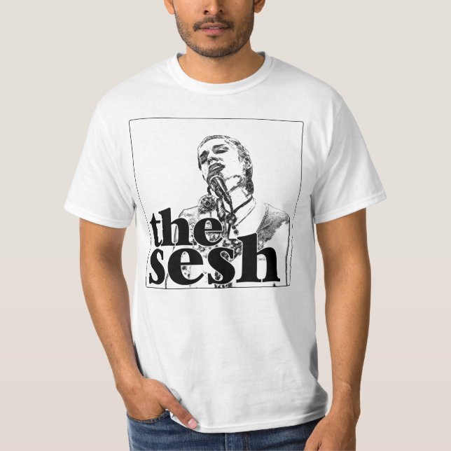 T-shirt Pièce en t blanche dans Sesh des hommes "Claire (Devant)