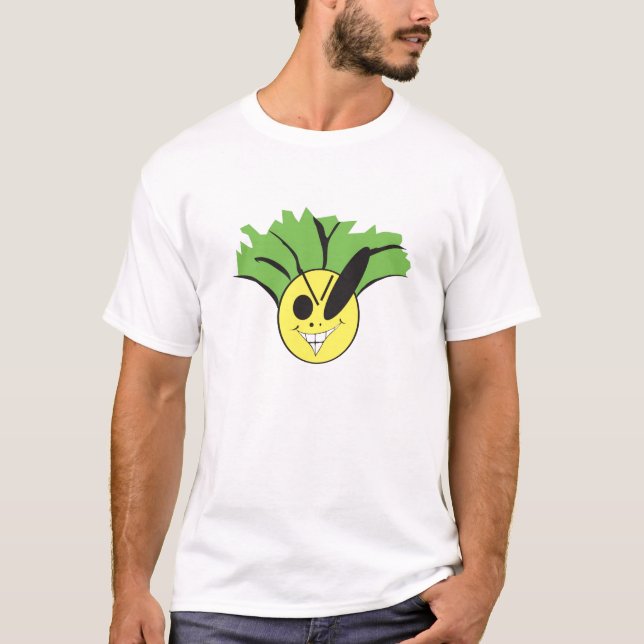 T-shirt Pièce en t blanche de Scrimage du crapaud (Devant)