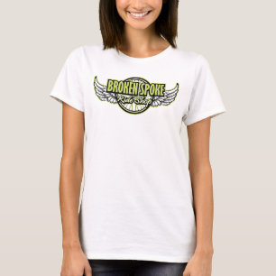 T-shirt Pièce en t cassée de spaghetti de magasin de tou
