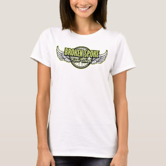 T-shirt Pièce en t cassée de spaghetti de magasin de tour