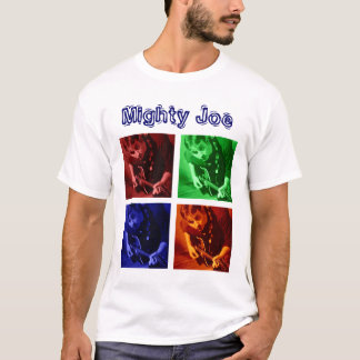 T-shirt Pièce en t classique puissante de mosaïque de Joe