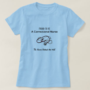 T-shirt Pièce en t correctionnelle d'infirmière