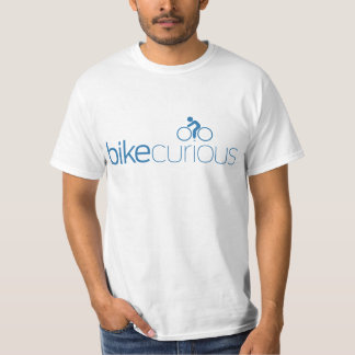 T-shirt Pièce en t curieuse de vélo
