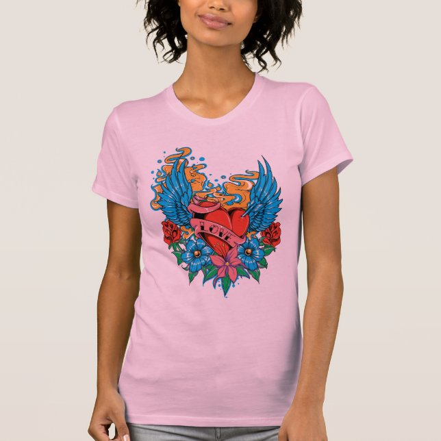 T-shirt Pièce en t d'amour d'Annunaki (Devant)