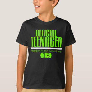 T-shirt Pièce en t d'ANNIVERSAIRE d'ADOLESCENT officiel