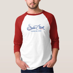 T-shirt Pièce en t de base-ball de CR d'étoile de mer