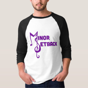 T-shirt Pièce en t de base-ball de recul mineur