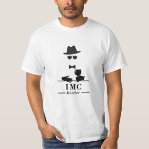 T-shirt Pièce en t de base de club invisible d'homme