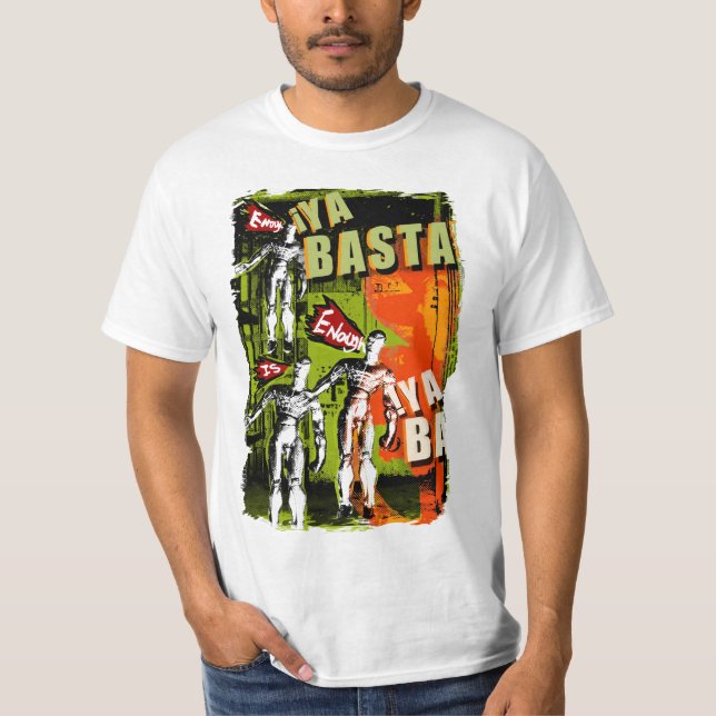 T-shirt Pièce en t de blanc de basta de Ya (Devant)