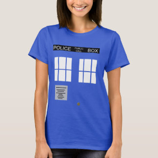 T-shirt Pièce en t de boîte de police