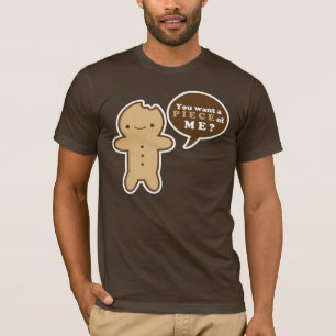 T-shirt Pièce en t de bonhomme en pain d'épice