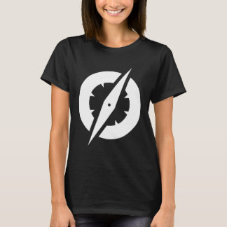 T-shirt Pièce en t de boussole de GlobalGen des femmes