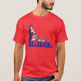 T-shirt Pièce en t de brouilleur de Rollergirl