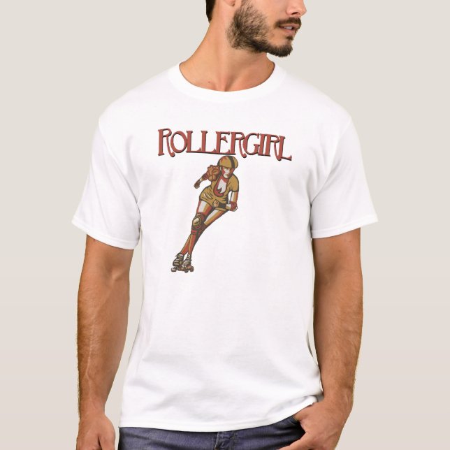 T-shirt Pièce en t de brouilleur de Rollergirl (Devant)