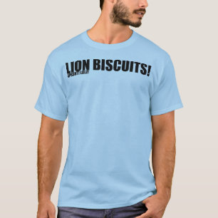 T-shirt Pièce en t de canalisation de biscuits de lion