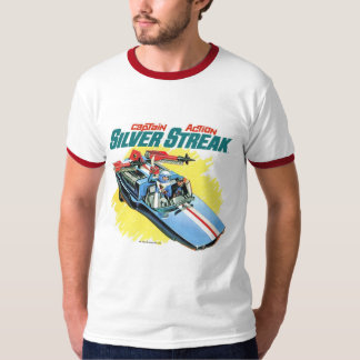 T-shirt Pièce en t de capitaine Action Silver Streak