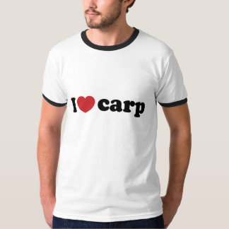 T-shirt pièce en t de carpe du coeur i