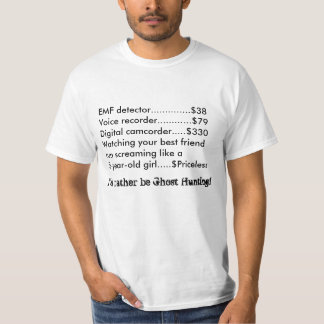 T-shirt Pièce en t de chasse de fantôme