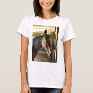 T-shirt Pièce en t de cheval