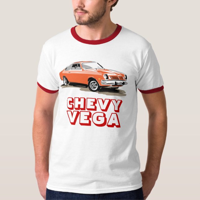 T-shirt Pièce en t de Chevy Vega (Devant)
