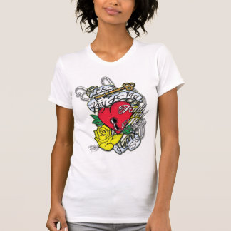 T-shirt Pièce en t de coeur