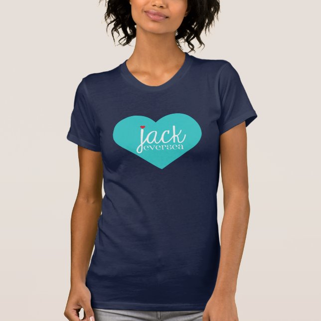 T-shirt Pièce en t de coeur de Jack Eversea (Devant)