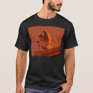 T-shirt pièce en t de conception architecturale de griffo