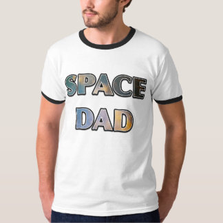 T-shirt Pièce en t de conception de nébuleuse de PAPA de